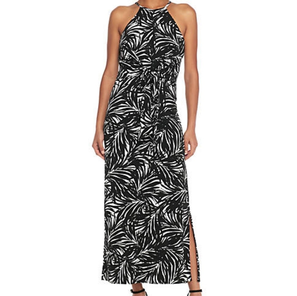 LIMITED Urban Jungle pattern tie-front maxi, XS.